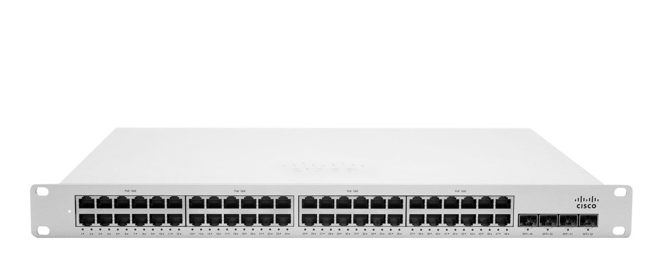 Cisco Meraki MS225-48FP-HW – 48 Ports Fully Managed Ethernet Switch, Unclaimed