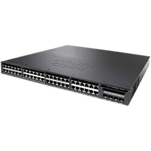 Cisco WS-C3650-48PS-S Catalyst 3650 48x 1GB PoE+ RJ-45 4x 1GB SFP Switch