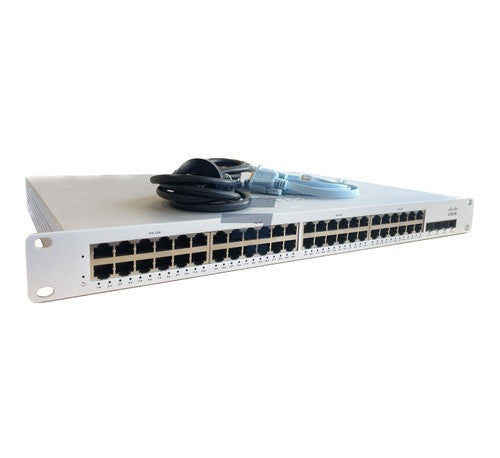 NEW Cisco Meraki MS210-48FP-HW 48x 1GB PoE+ RJ-45 4x 1GB SFP Unclaimed Switch