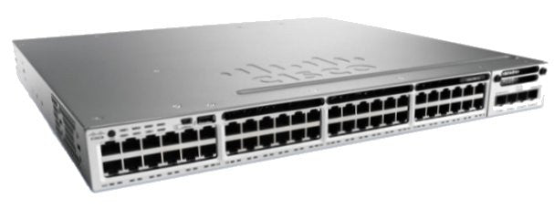 Cisco WS-C3850-48T-S Stackable 48 Port IP Base Gigabit Switch