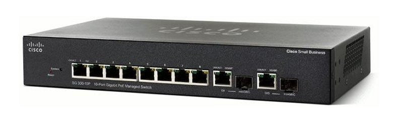 Cisco SG300-10P SRW2008P-K9-NA 300 Series 8 Port Gigabit PoE Switch